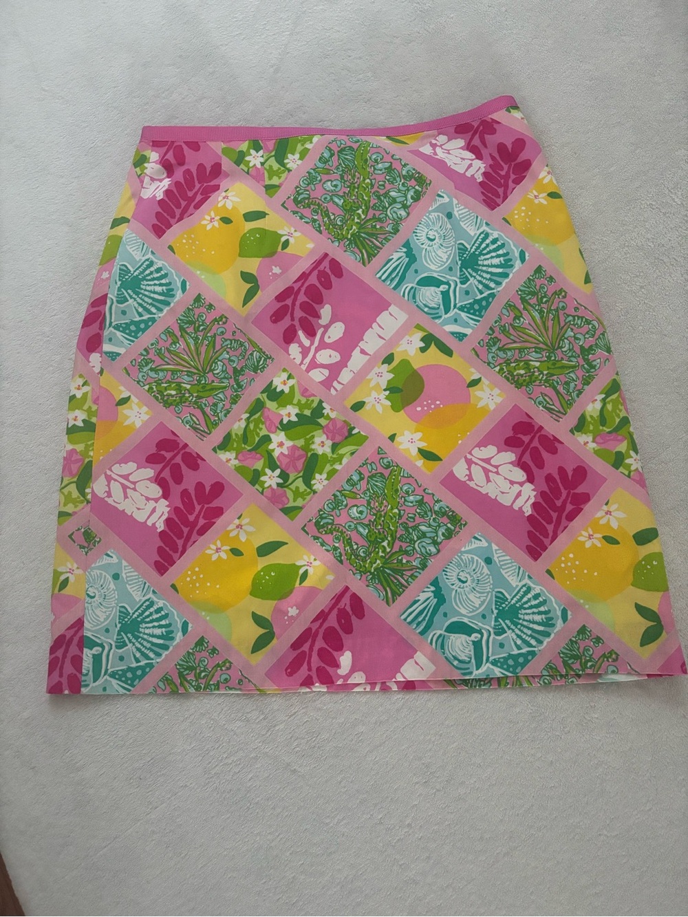 NWOT Lilly Pulitzer Colorful Patchwork Skirt